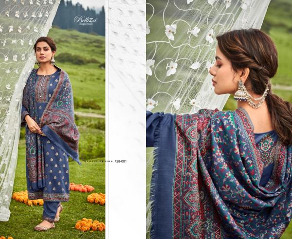 Belliza Izaara Premium Woolen Winter Collection Dress Material